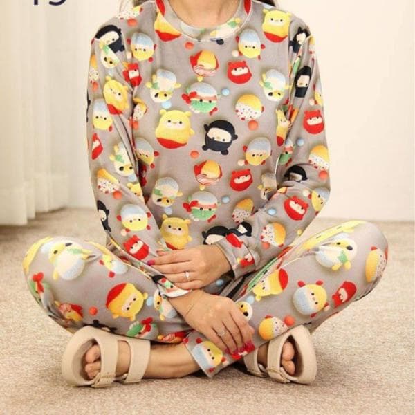 ست بلوز شلوار چاپ فانتزی - تصویر 7