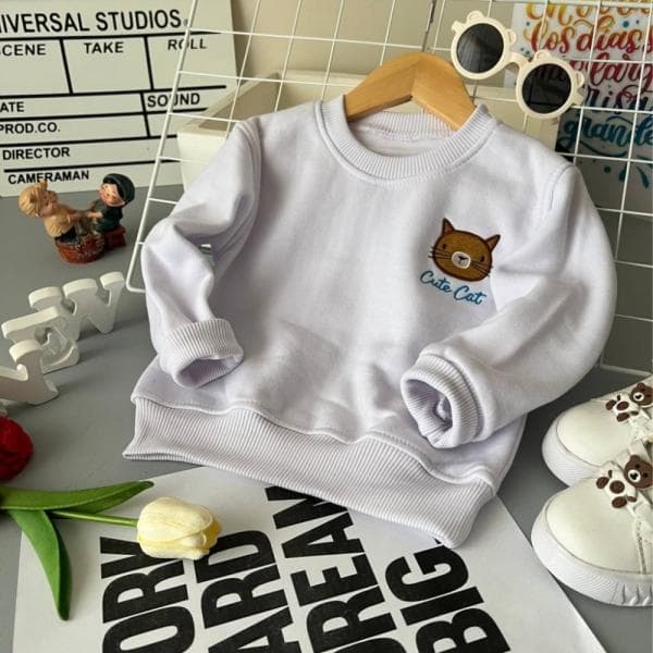 بلوز نقلی توکرکی گلدوزی cute cat - تصویر 2