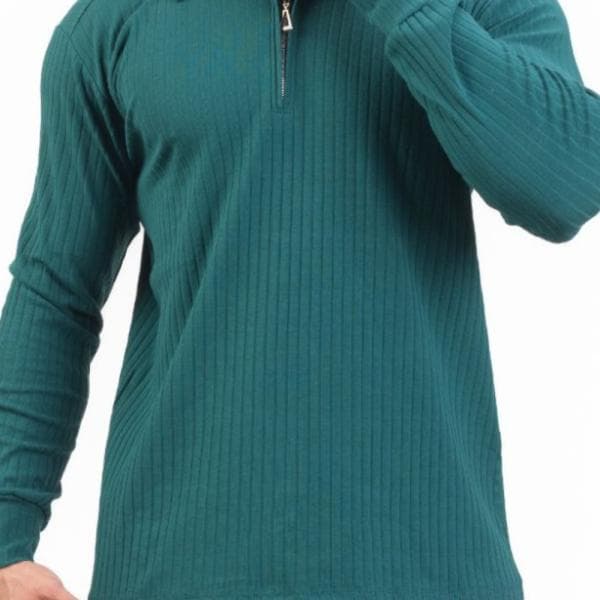 بلوز نیم زیپ یقه دار برند REPRESENT - تصویر 3