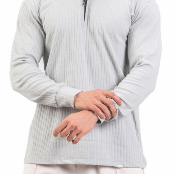 بلوز نیم زیپ یقه دار برند REPRESENT - تصویر 2