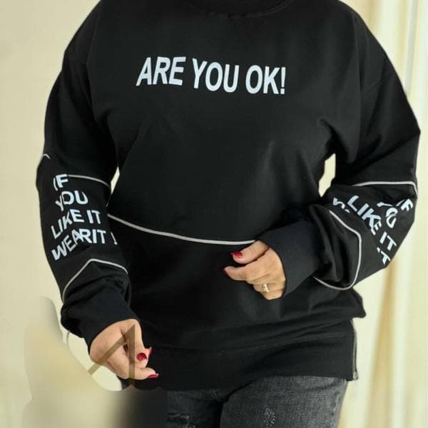 بلوز آستین بلند انگشتی