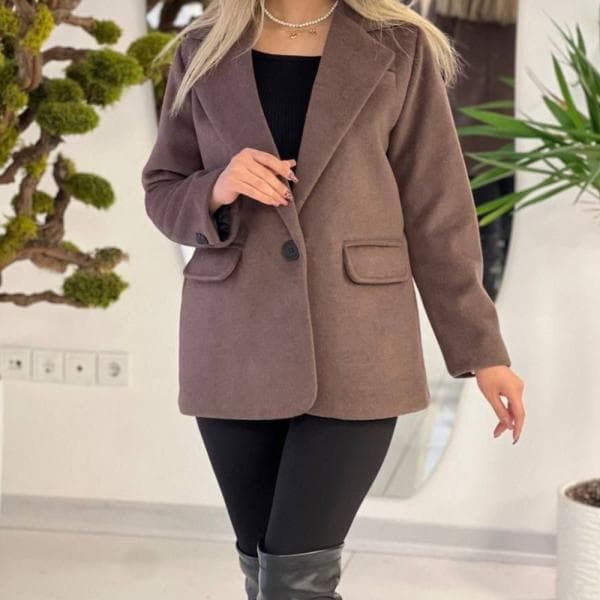 کت موهر تک دکمه - تصویر 4