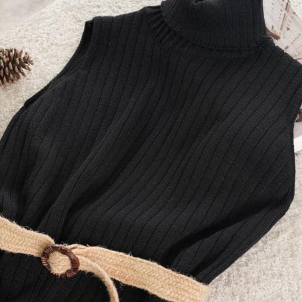 ماکسی بافت یقه اسکی - تصویر 5