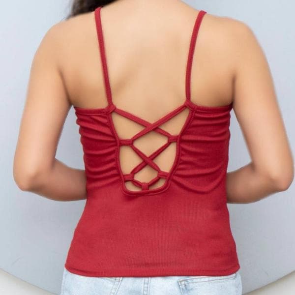 تاپ بلند سگکدار پشت بندی - تصویر 1