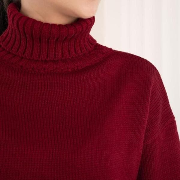 بافت یقه اسکی پایین لیس لیس کد466 - تصویر 2