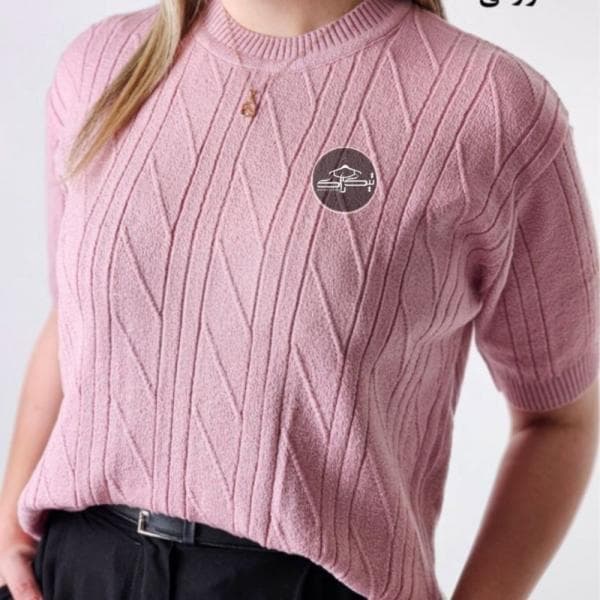 تیشرت بافت آستین کوتاه مورب کد3060 - تصویر 6