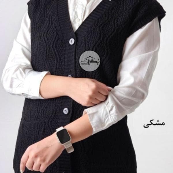 ژیله بافت آبشاری دو جیب کد3031 - تصویر 4