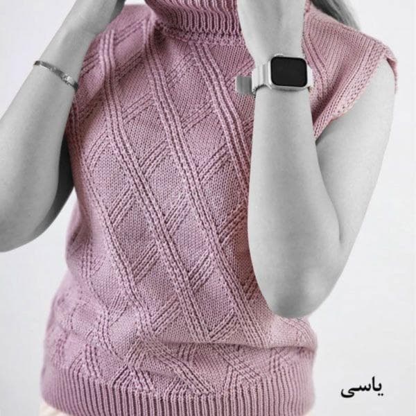 ژیله بافت یقه اسکی لوزی کد 1021 - تصویر 9