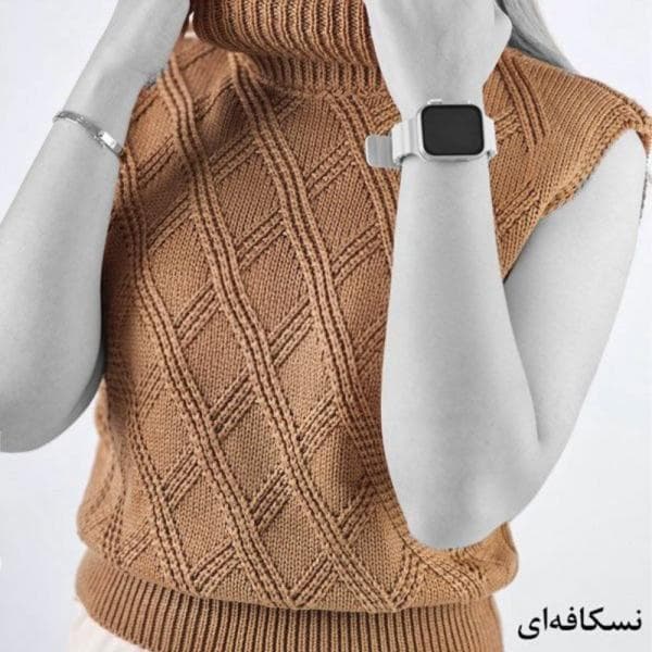 ژیله بافت یقه اسکی لوزی کد 1021 - تصویر 3