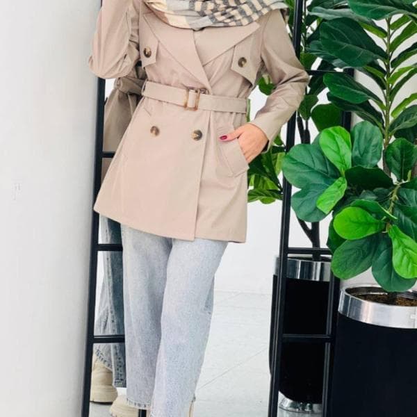 بارانی شش دکمه - تصویر 4