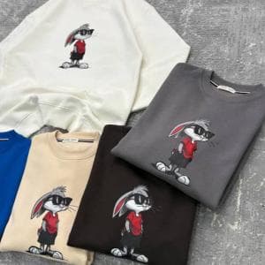 دورس یقه گرد چاپی