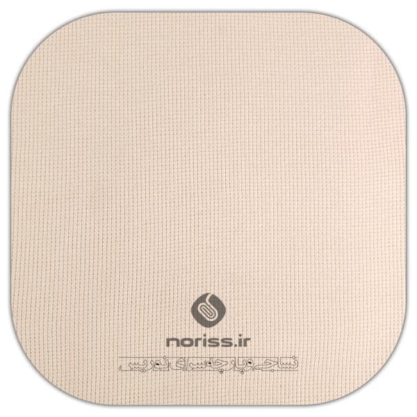 پارچه تریکو بیسکوییتی گردباف نوریس | کرم - تصویر 1