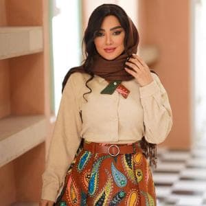 شومیز و دامن نارگل