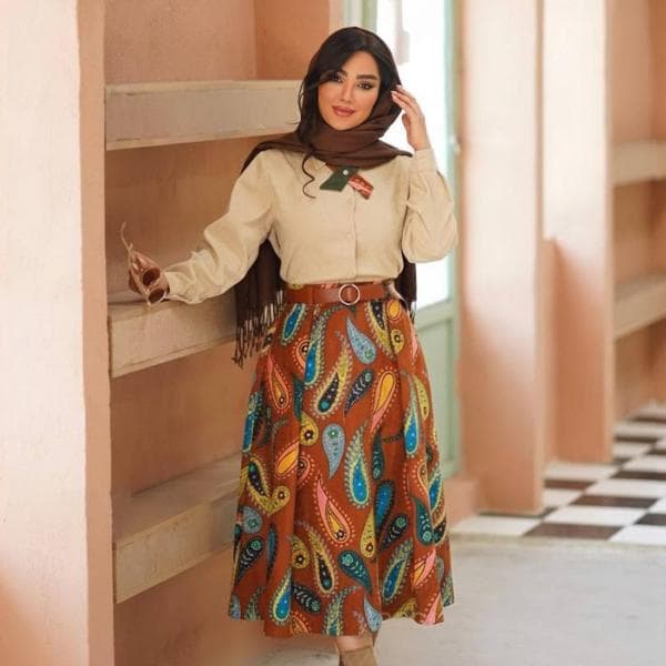 شومیز و دامن نارگل - تصویر 5