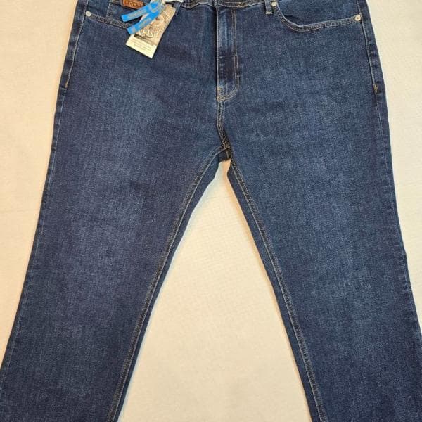 شلوار (رنگ آبی سیر) سایز بزرگ - تصویر 1