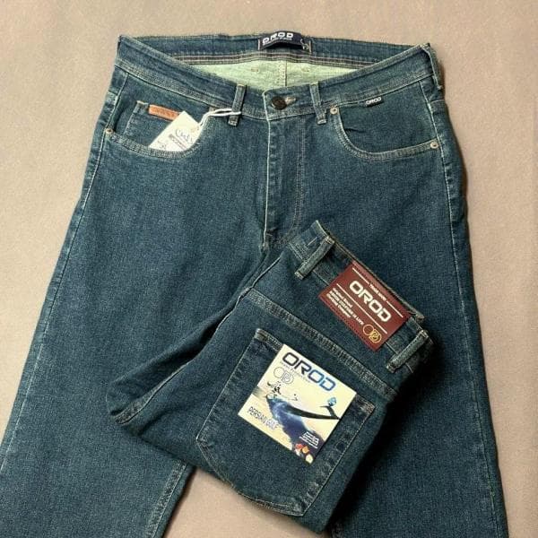 شلوار (سبز روشن) جین رگولار خلیج فارس