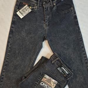 شلوار جین (با نخ رندم قهوه ای) رگولار خلیج فارس