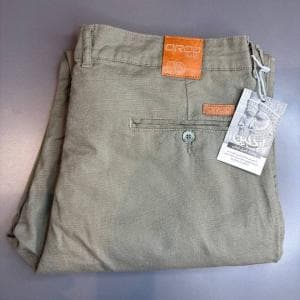 شلوار کارون لینن سبز کاهویی اردجین