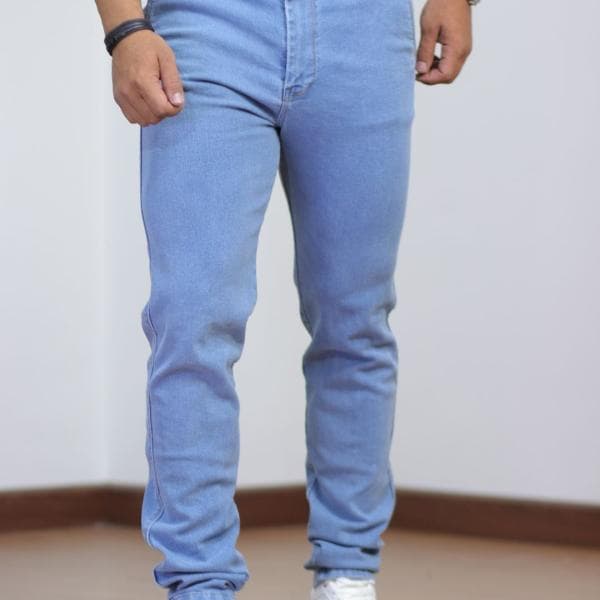 شلوار البرز (آبی روشن) کلاسیک جیب کراس