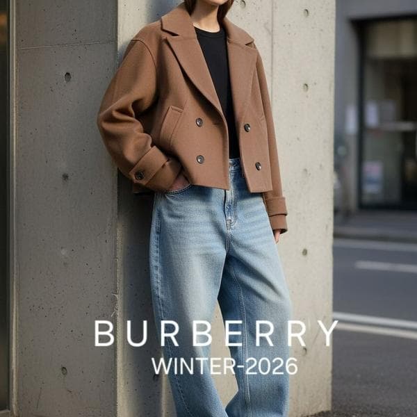 پالتو کراپ یقه انگلیسی 207 - تصویر 1