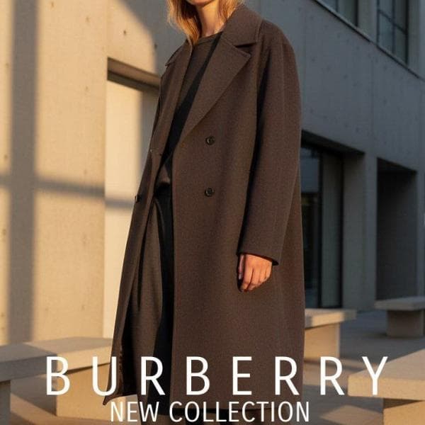 پالتو بلند استردار چهاردکمه کد203 - تصویر 1