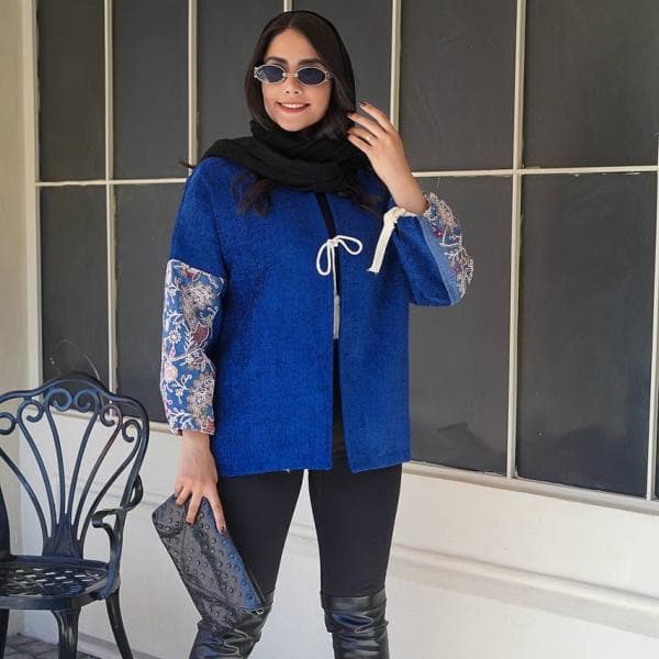 کت یقه هفت ترکیبی کد 1375