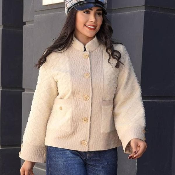 کت کراپ یقه دیپلمات - تصویر 1