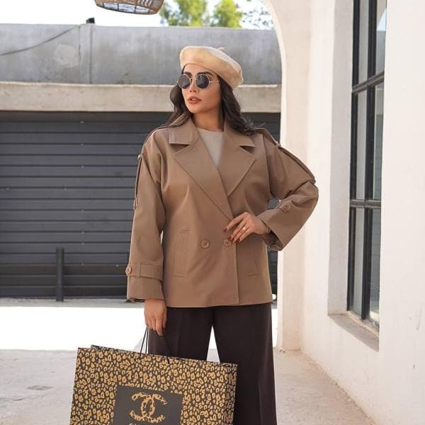 بارانی یقه انگلیسی - تصویر 2