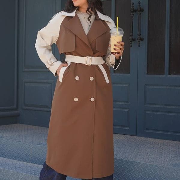 بارانی بلند کجراه - تصویر 1