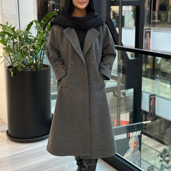 پالتو بلند زنانه کد 1770 - تصویر 3