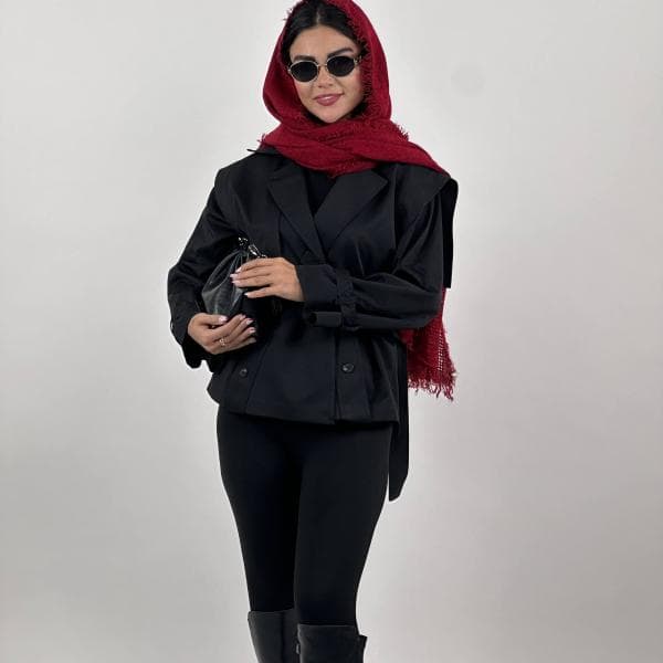 ترنچ کت کوتاه کد 1571 - تصویر 2