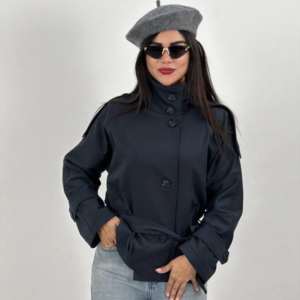 بارانی کوتاه کد 1743 - تصویر 2