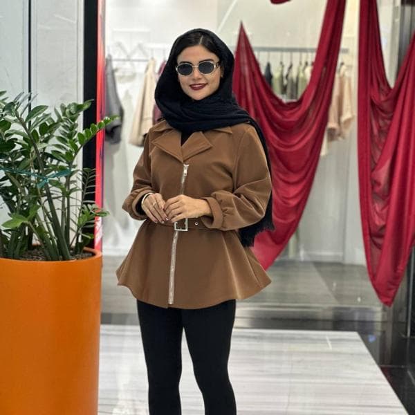 بارانی زنانه کد 1722 - تصویر 2