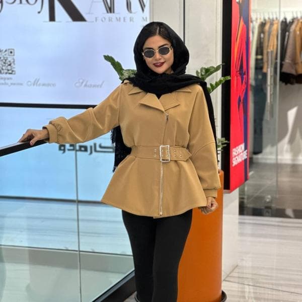 بارانی زنانه کد 1722 - تصویر 1