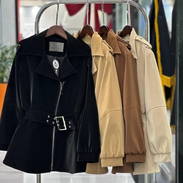 بارانی زنانه کد 1722 - تصویر 3