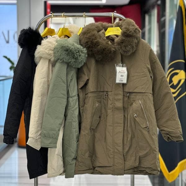 کاپشن شمعی خزدار کد 1713 - تصویر 3