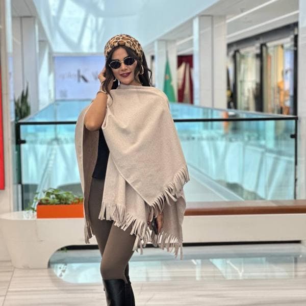 ژاکت شال دار کد 1700 - تصویر 4