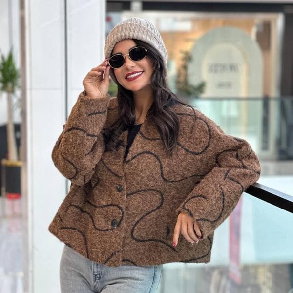 کت فوتر پشمی کد 1697 - تصویر 2