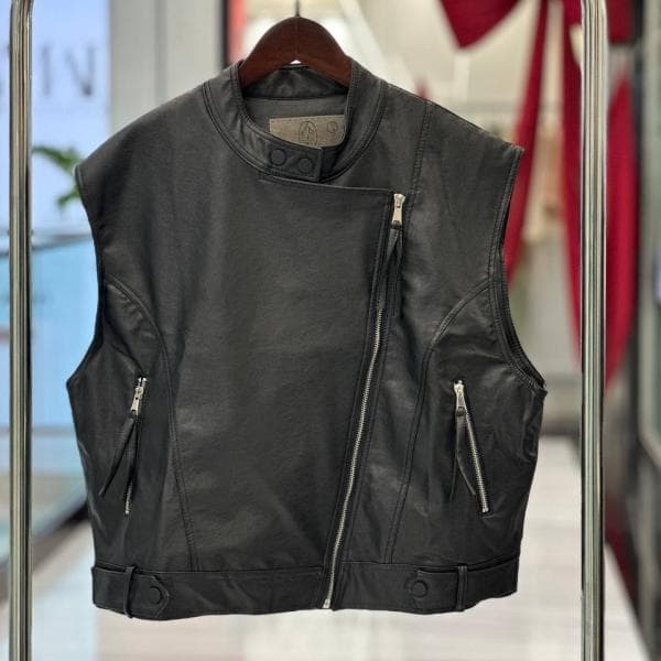 کت چرم زنانه کد 1705 - تصویر 2