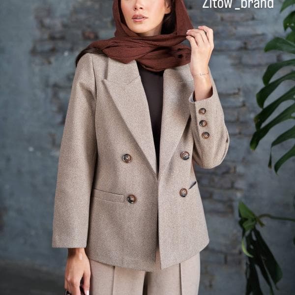 کت فوتر یقه بلیرز کد 2803 - تصویر 1