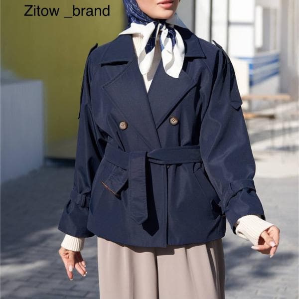 بارانی کوتاه کد 2780 - تصویر 1