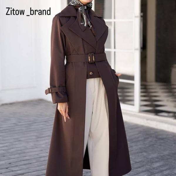 بارانی بلند 2 پی اس کد 2789 - تصویر 3