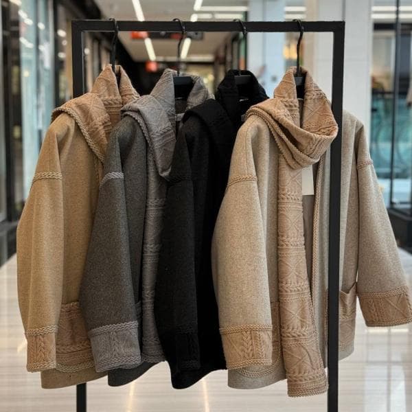 کت 2 جیب شال دار کد 2748 - تصویر 3