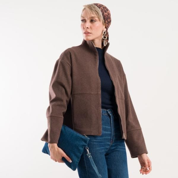 کت زیپ دار کد 1744 - تصویر 1