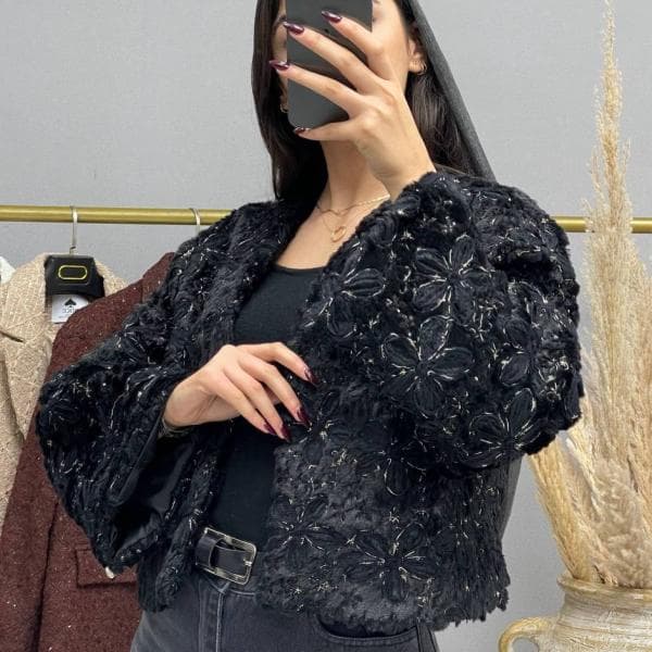 کت پوست پولک کد 215 - تصویر 2