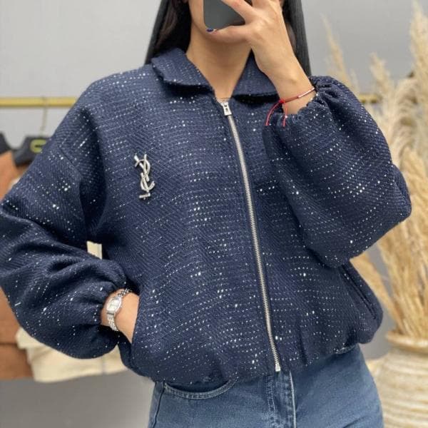 بامبر جکت یقه شکاری کد 0180 - تصویر 4