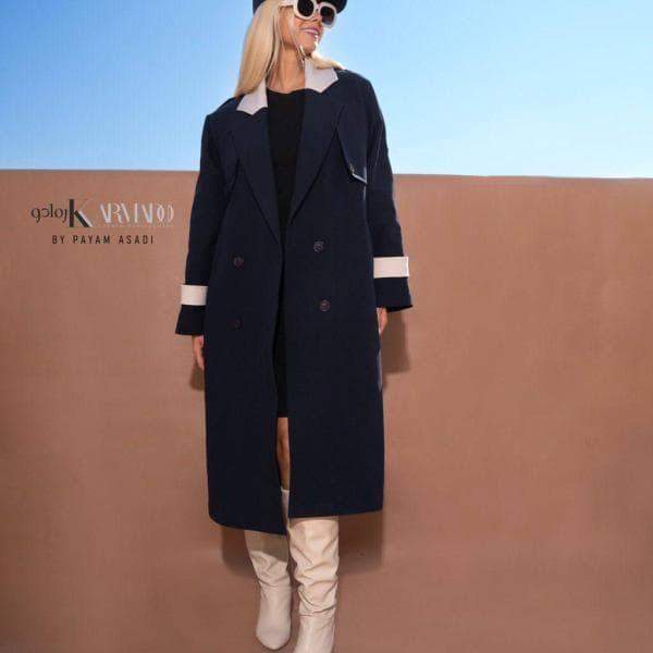 ترنچ کت کتان کد 4068 - تصویر 2