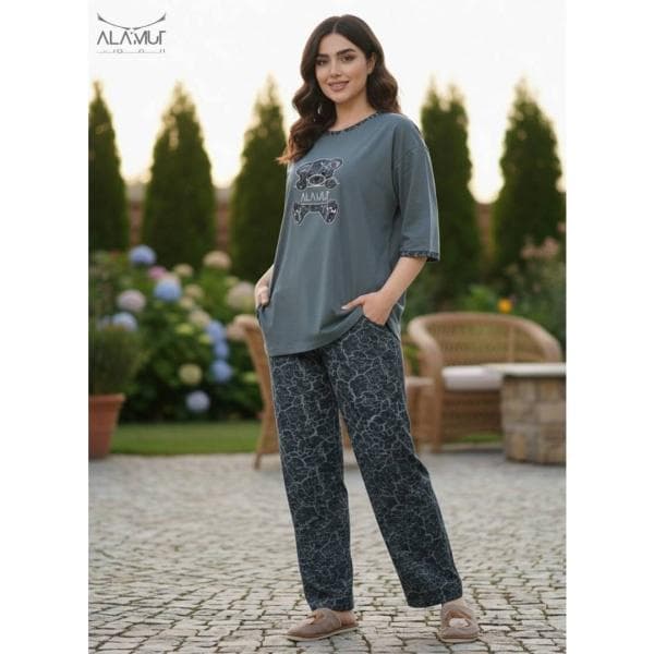 ست لباس راحتی بگ طرح تدی - تصویر 3