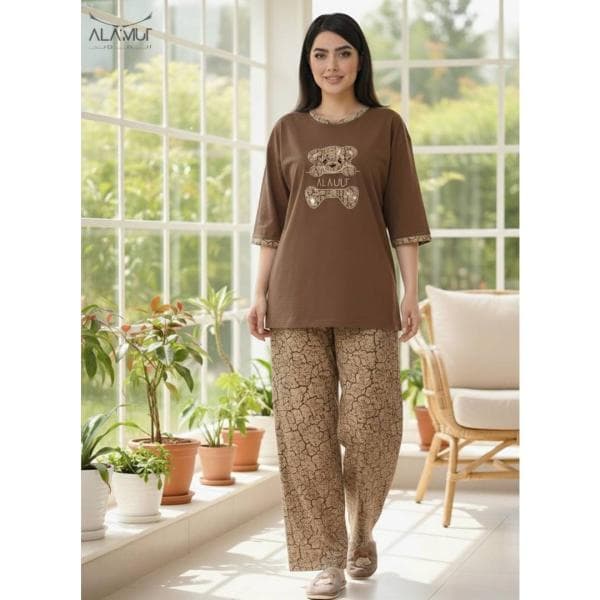 ست لباس راحتی بگ طرح تدی - تصویر 2