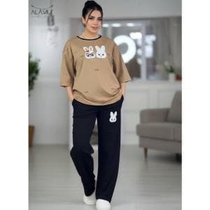 ست لباس راحتی بگ طرح خرگوش